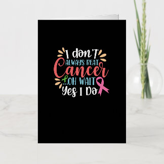 Cancer Fighter Cancer Awareness Cancer Survivor Foil Greeting Card