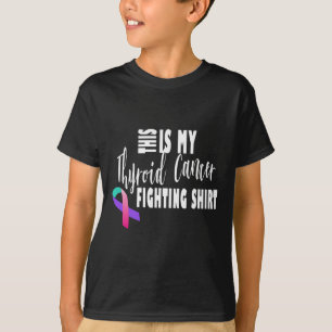 Cancer Fighter Thyroid Cancer Awareness T-Shirt