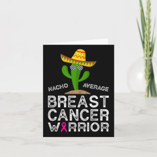 Cancer Fighting Support Funny Cancer Fighter Warri Card