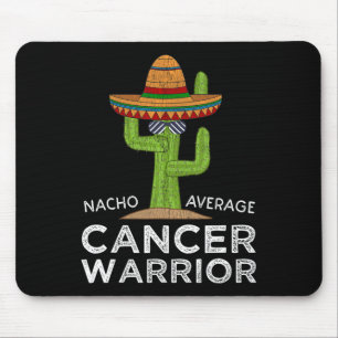 Cancer Fighting Support Funny Cancer Fighter Warri Mouse Pad