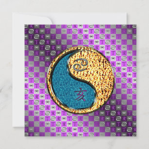 Cancer & Fire Boar Card