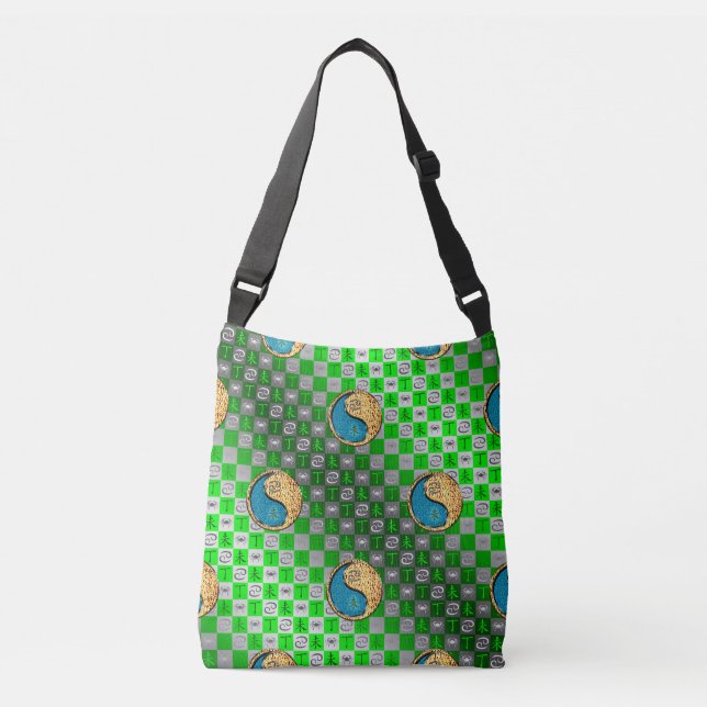 Cancer & Fire Goat Crossbody Bag (Front)
