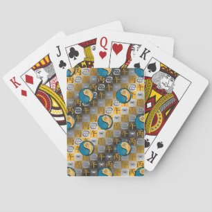 Cancer & Fire Horse Playing Cards
