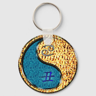 Cancer & Fire Ox Key Ring