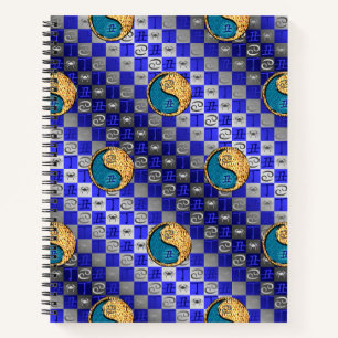 Cancer & Fire Ox Spiral Notebook