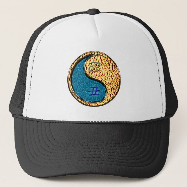 Cancer & Fire Ox Trucker Hat (Front)