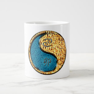 Cancer & Fire Rabbit Large Coffee Mug
