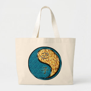 Cancer & Fire Rat Large Tote Bag
