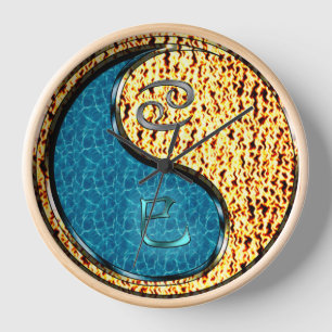 Cancer & Fire Snake Clock