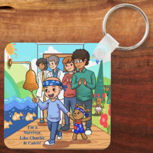 Cancer Free Inspirational Keychain