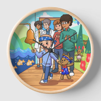 Cancer Free Survivor Wall Clock