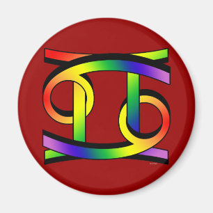 Cancer & Gemini GLBT Magnet