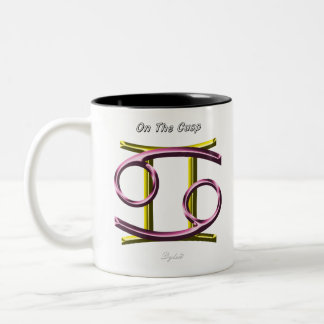 Cancer Gemini On The Cusp Astrology Zodiac Sign Two-Tone Coffee Mug