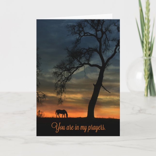 Cancer Get Better, You are in My Prayers Card (Front)