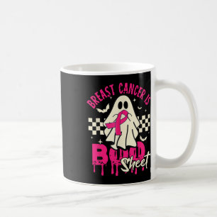 Cancer Ghost Halloween Breast Cancer Awareness  Coffee Mug