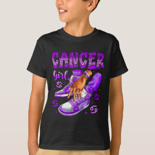 Cancer Girl Birthday Black Women Sneakers Zodiac S