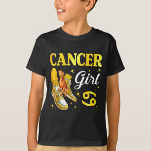 Cancer Girl Black Women Sneakers Zodiac Birthday