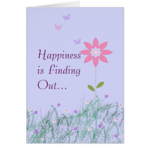 Cancer Gone Card with Flowers & Birds