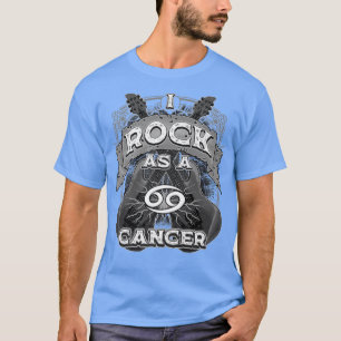 Cancer Guitar I Rock As A Cancer Zodiac Sign Music T-Shirt