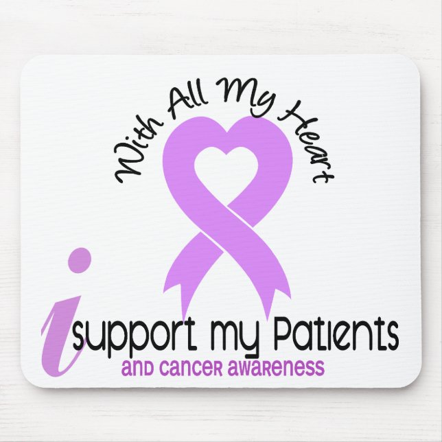 CANCER I Support My Patients Mouse Pad (Front)