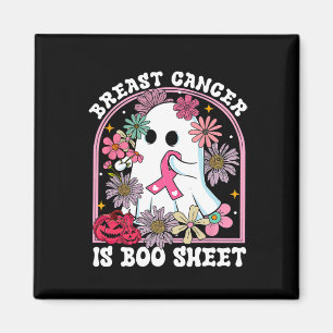 Cancer Is Boo Sheet Breast Cancer Warrior Hallowee Magnet