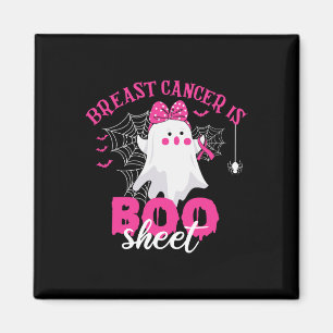 Cancer Is Boo Sheet Breast Cancer Warrior Hallowee Magnet