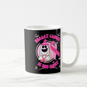 Cancer Is Boo Sheet Halloween Breast Cancer Awaren Coffee Mug