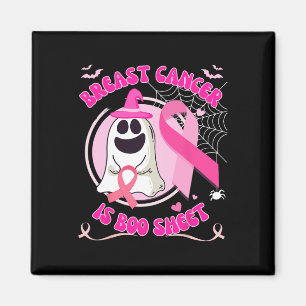 Cancer Is Boo Sheet Halloween Breast Cancer Awaren Magnet
