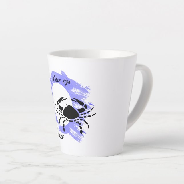 Cancer Latte Mug (Right Angle)