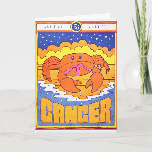 Cancer Letterpress Card (Front)