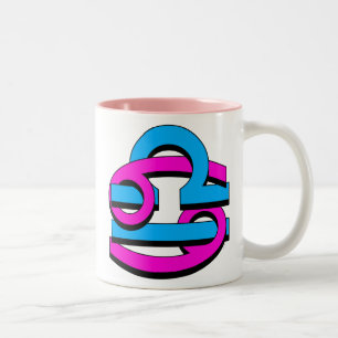 Cancer & Libra PkBl Two-Tone Coffee Mug