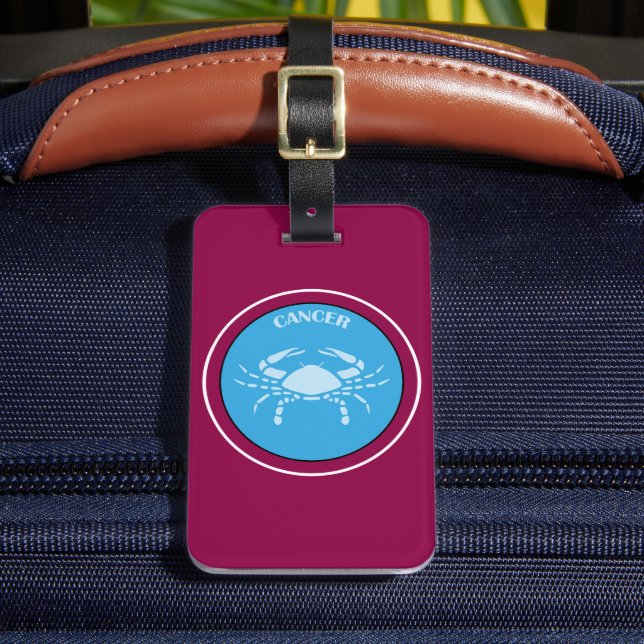 Cancer Luggage Tag  (Front Insitu 2)