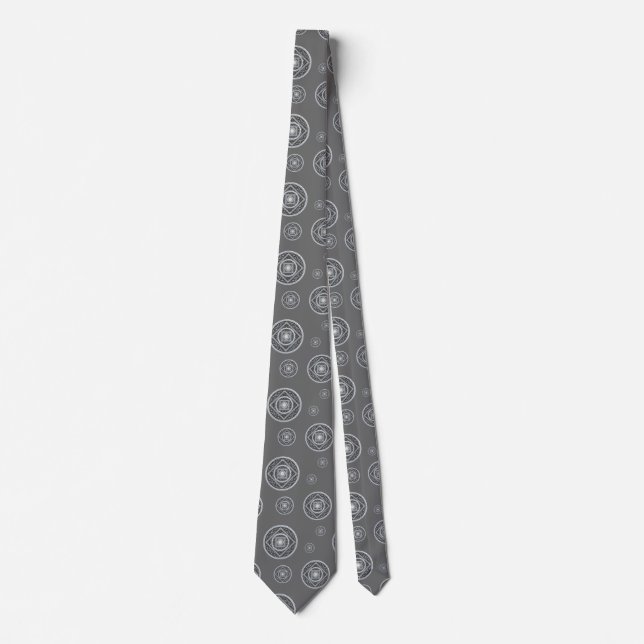 Cancer Mandala Men's Neck Tie (Front)