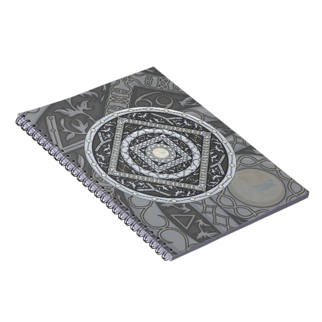 Cancer Mandala Notebook (Right Side)
