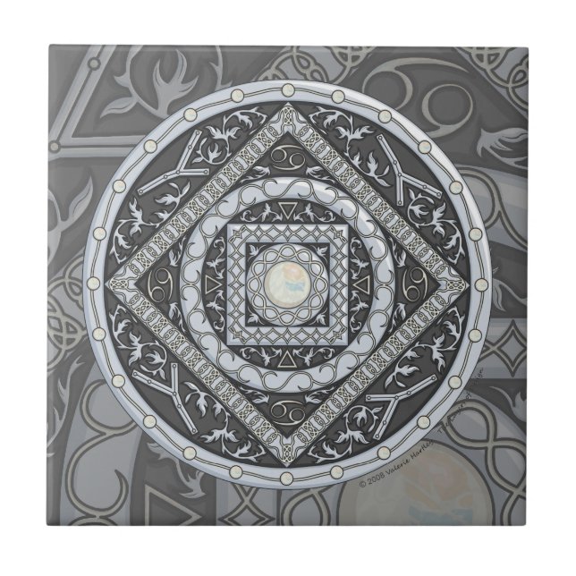 Cancer Mandala Tile (Front)