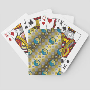 Cancer & Metal Dragon Playing Cards