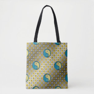 Cancer & Metal Dragon Tote Bag