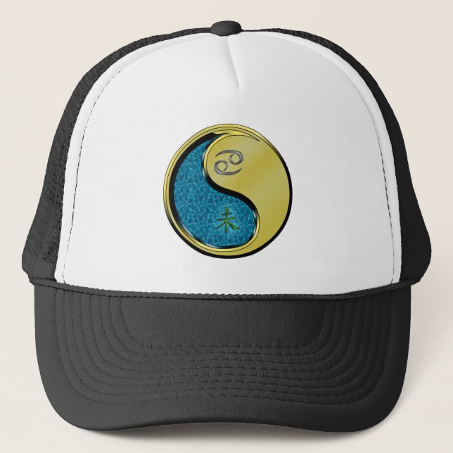 Cancer & Metal Goat Trucker Hat (Front)