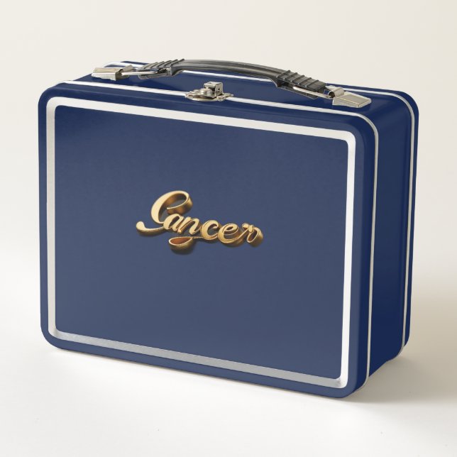 Cancer Metal Lunch Box (Front)