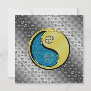 Cancer & Metal Rabbit Card