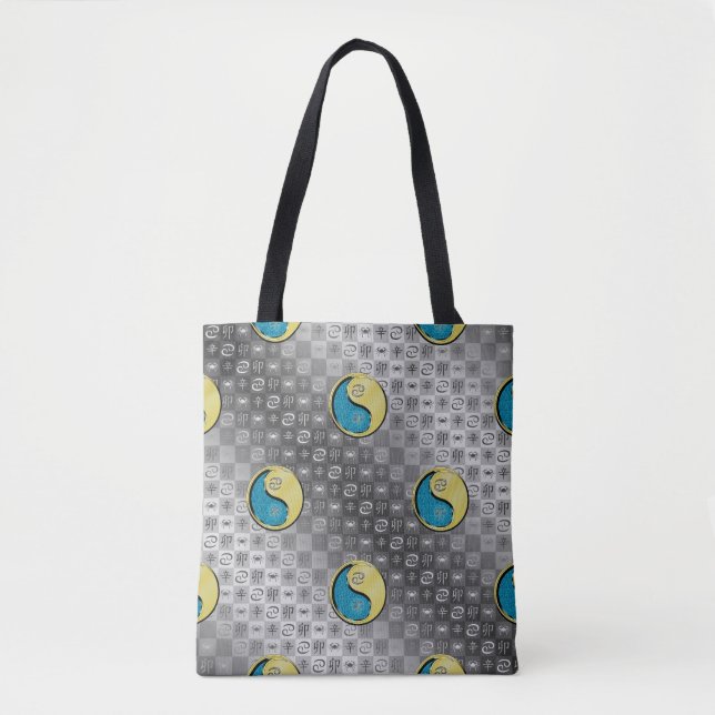 Cancer & Metal Rabbit Tote Bag (Front)