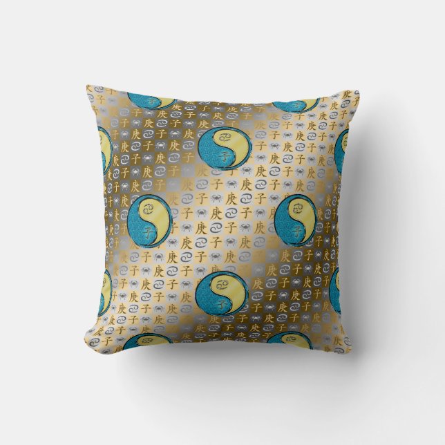Cancer & Metal Rat Cushion (Front)