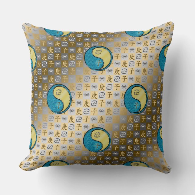 Cancer & Metal Rat Cushion (Front)