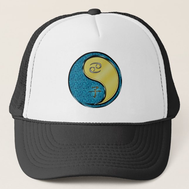 Cancer & Metal Rat Trucker Hat (Front)