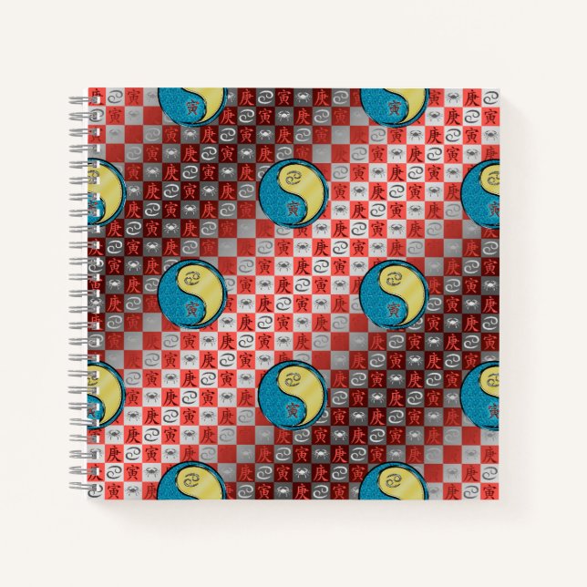 Cancer & Metal Tiger Notebook (Front)
