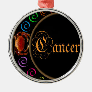 Cancer Metal Tree Decoration