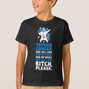Cancer My Niece Please Unicorn T-Shirt