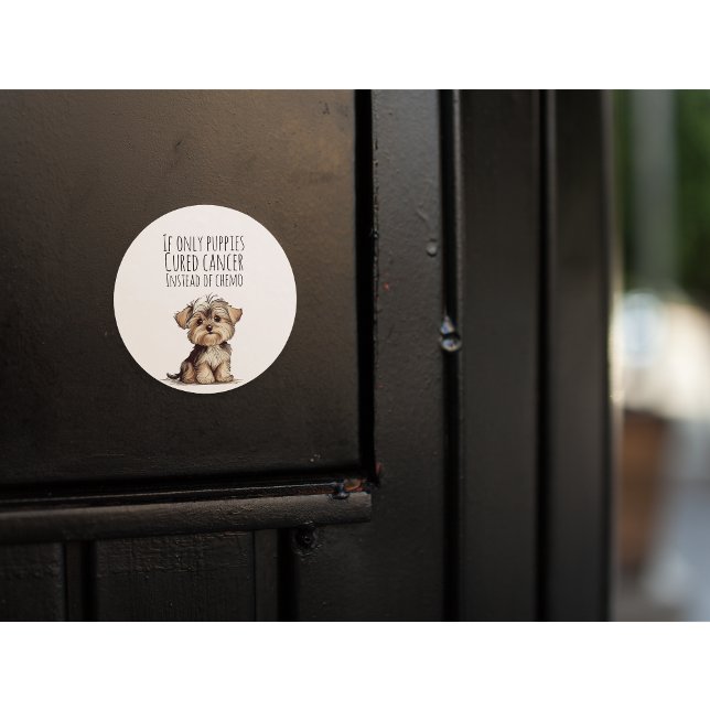 Cancer Patient Classic Round Sticker (Creator Uploaded)