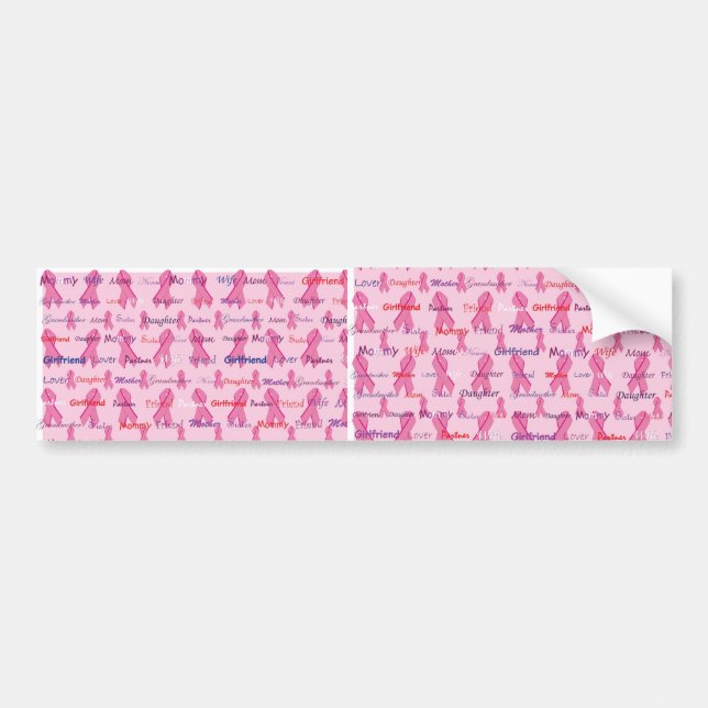 Cancer-PAttern Bumper Sticker (Front)