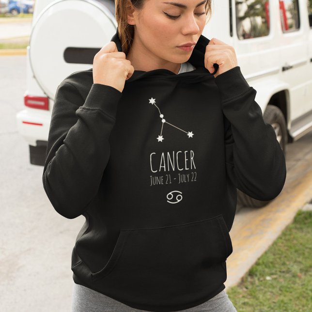 Cancer | Personalised Zodiac Constellation Hoodie (Creator Uploaded)